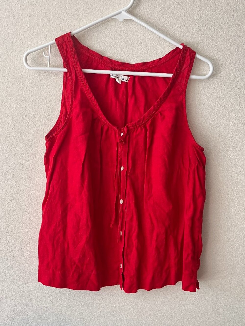 Alex Mill Sidney Top In Linen